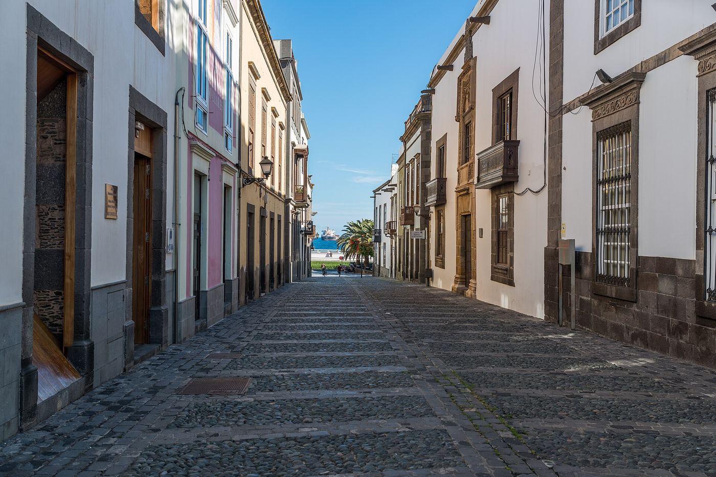 Calles del barrio histórico de Vegueta en Las Palmas de Gran Canaria
